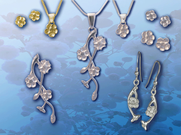 Silver blossom collection