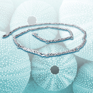 Silver coral chain