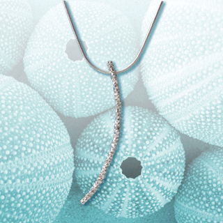 Silver coral pendant