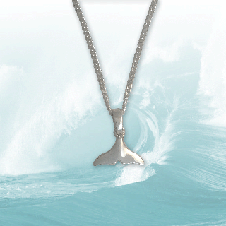 dolphin fluke pendant