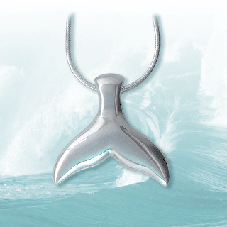 dolphin fluke pendant