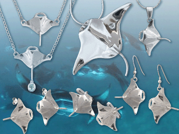 silver manta ray collection