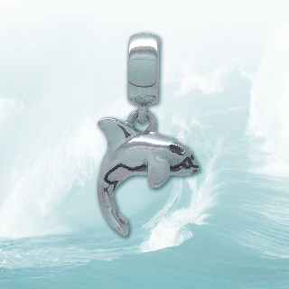 Killer whale orca bead