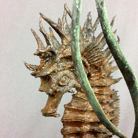 Seahorse sculpture